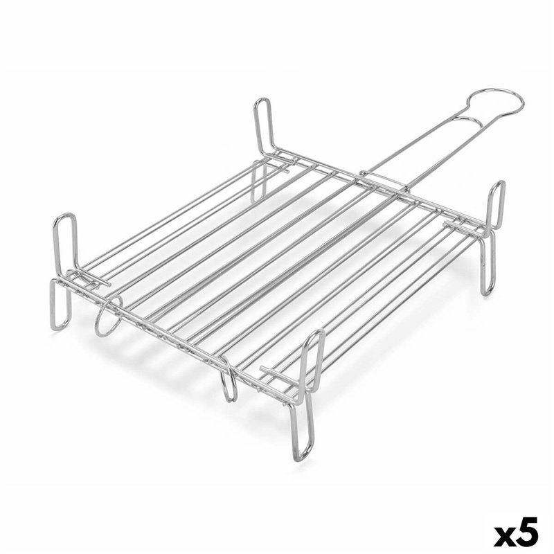 Grill Double 30 x 30 cm Acier zingué (5 Unités)