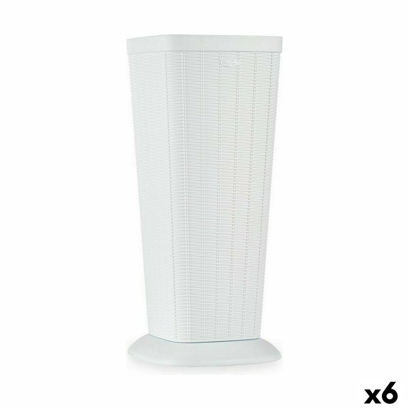 Porte-Parapluie Stefanplast Elegance Blanc Plastique 25 x 57 x 25 cm (6 Unités)