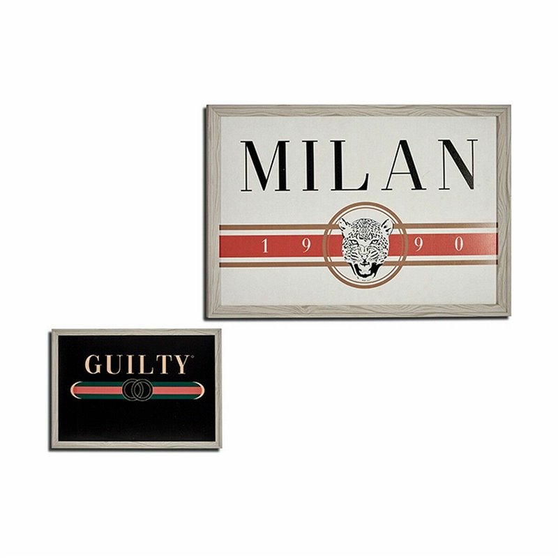 Image secondaire de Cadre GUILTY MILAN Contre-plaqué 46 x 2 x 66 cm (6 Unités)