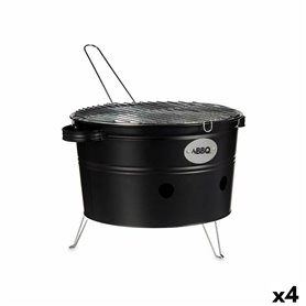 Barbecue Portable Fer Zinc 35 x 21 x 42 cm (4 Unités)