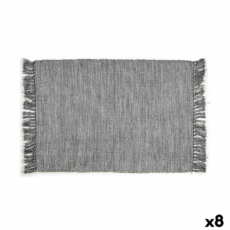 Tapis Gris 50 x 80 cm (8 Unités)