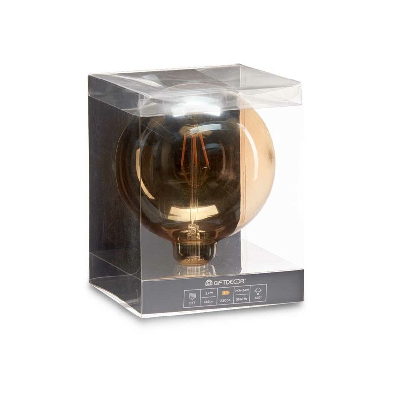 Image secondaire de Lampe LED Vintage E27 Transparent 4 W 14 x 19 x 14 cm (12 Unités)