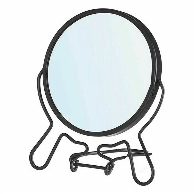 Image secondaire de Miroir Grossissant Noir Fer 11 x 13 x 1,5 cm (12 Unités)
