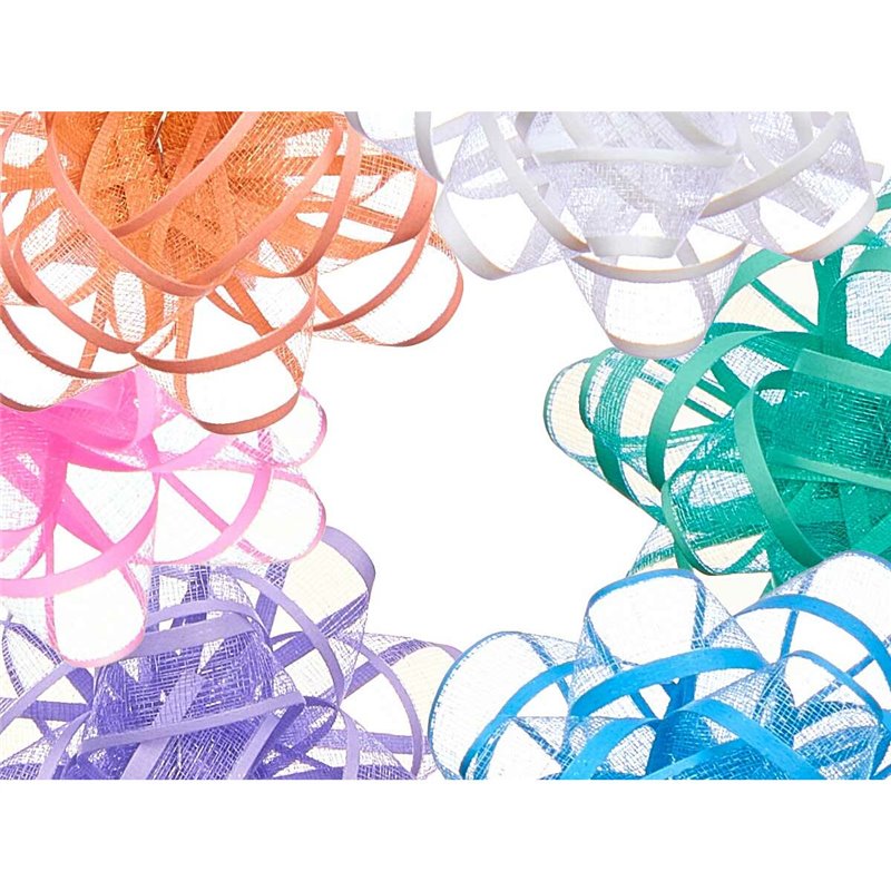 Image secondaire de Boucles Multicouleur PVC 5,8 cm (12 Unités)