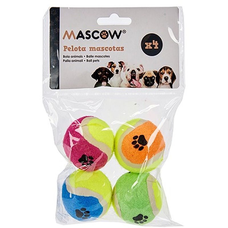 Image secondaire de Jouet pour chien Ballon Multicouleur Ø 4,5 cm Polyéthylène polypropylène ABS (12 Unités)