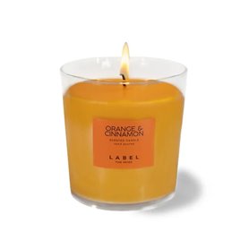 Bougie Parfumée Label Orange Canelle 220 g