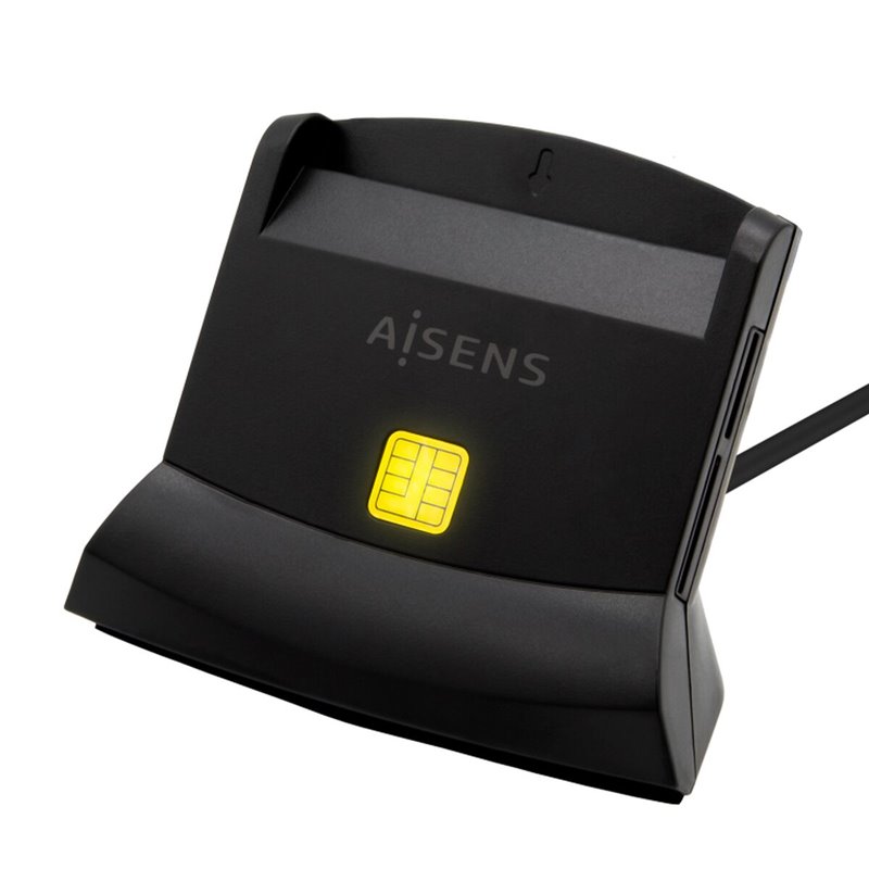 Aisens ASCR-SN04CSD-BK lecteur de contrôle d'accès Lecteur de commande d'accès USB Noir