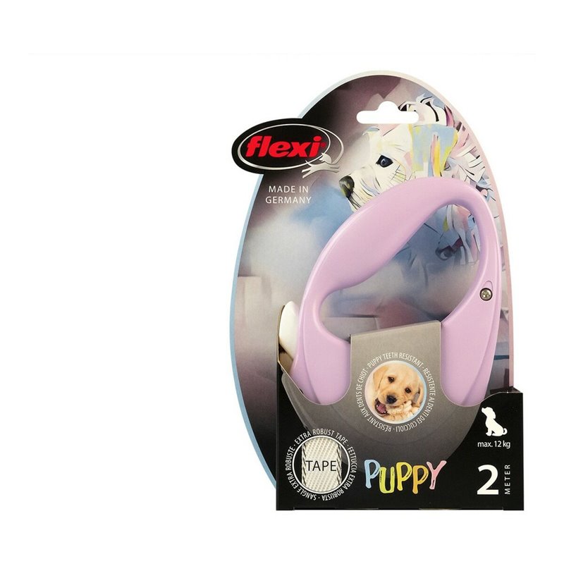 Image secondaire de Laisse pour Chien Flexi Puppy 2 m Rose