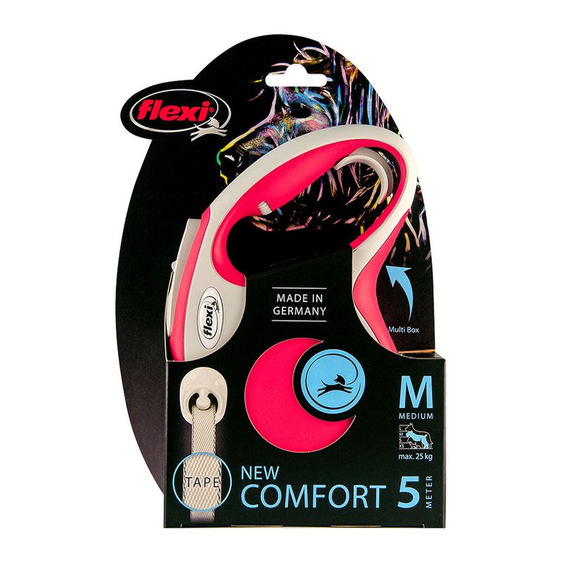 Image secondaire de Laisse pour Chien Flexi New Comfort L Tape 8 m Noir L