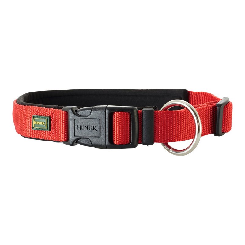 Collier pour Chien Hunter Neopren Vario Rouge (30-35 cm)