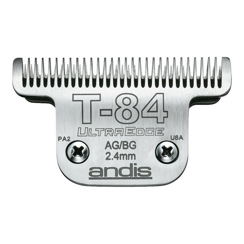 Lames Andis T84 Acier Acier au carbone (2,4 mm)