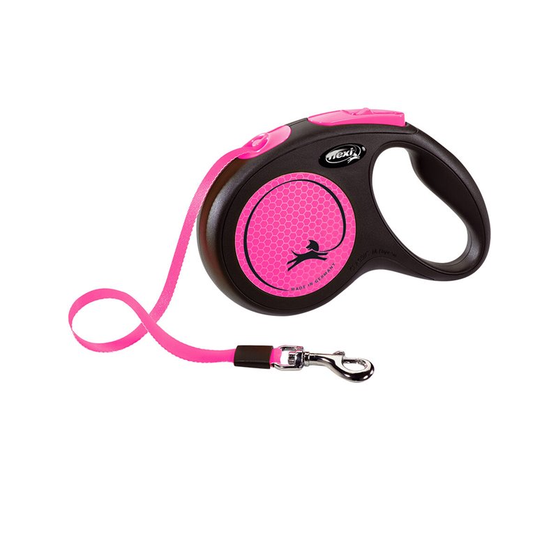 Laisse pour Chien Flexi S 5 m Rose