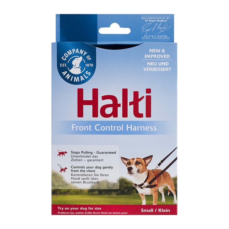 Image secondaire de Harnais pour Chien Company of Animals Halti Noir/Rouge Taille S (36-64 cm)