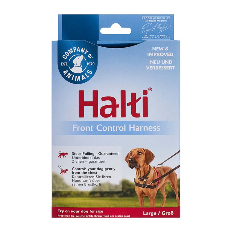 Image secondaire de Harnais pour Chien Company of Animals Halti Noir/Rouge L (80-120 cm)