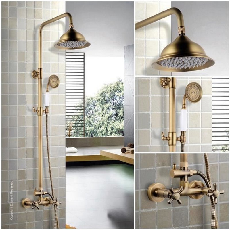 Image secondaire de Colonne de douche ROUSSEAU Acier inoxydable Bronze