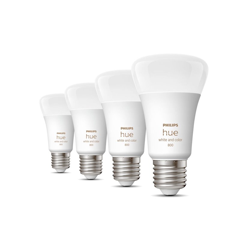 Image secondaire de Philips Hue White and Color ambiance A60 - Ampoule connectée E27 - 800 (pack de 4)