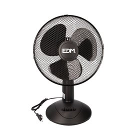 Ventilateur de Bureau EDM Noir 45 W
