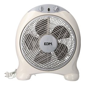 Ventilateur de Bureau EDM Blanc Gris 45 W 38,5 x 13 x 46 cm