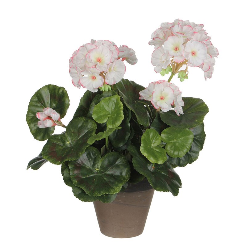 Plante décorative Mica Decorations PVC Géranium (11,5 x 33 cm)