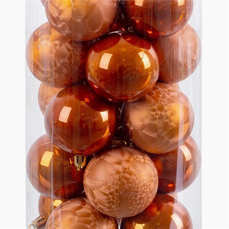 Image secondaire de Boules de Noël Cuivre Plastique 6 x 6 x 6 cm (20 Unités)