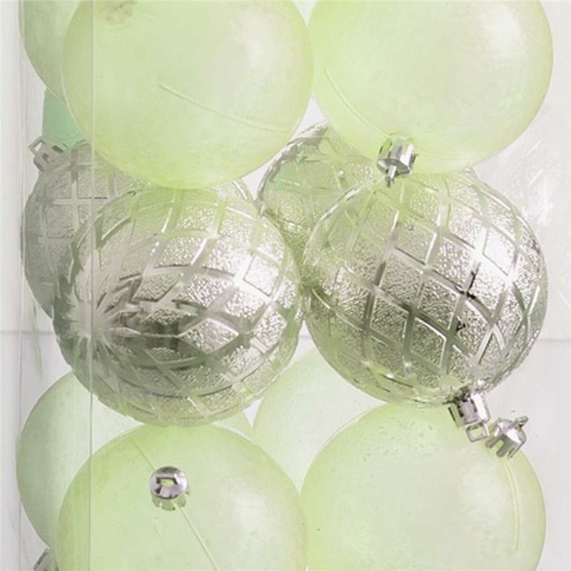 Image secondaire de Boules de Noël Vert 8 x 8 x 8 cm (20 Unités)