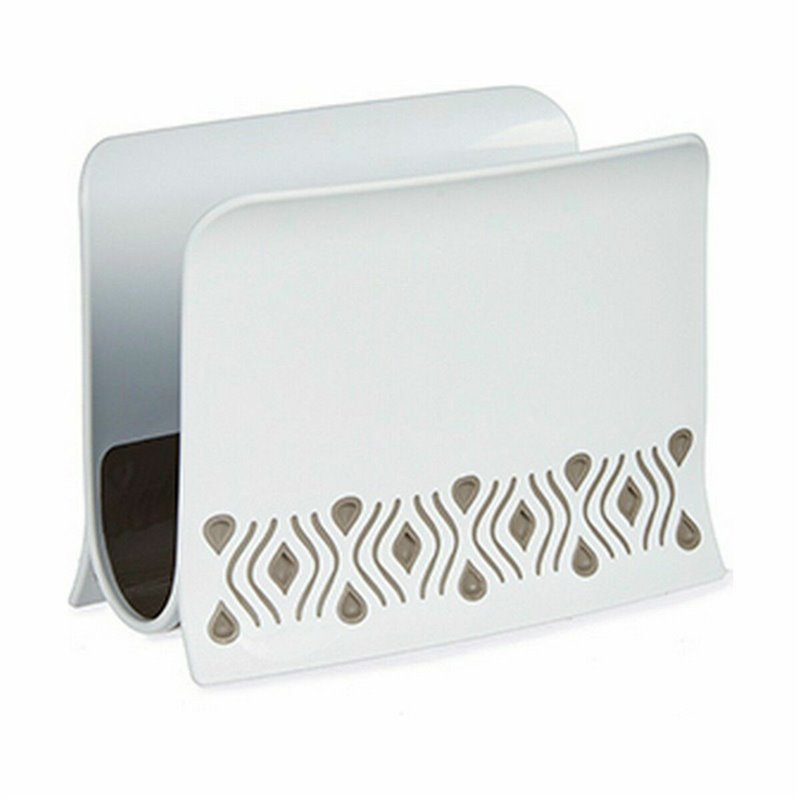 Image secondaire de Porte-Serviettes Stefanplast Tosca Beige Plastique 8,8 x 11 x 15 cm (8 Unités)