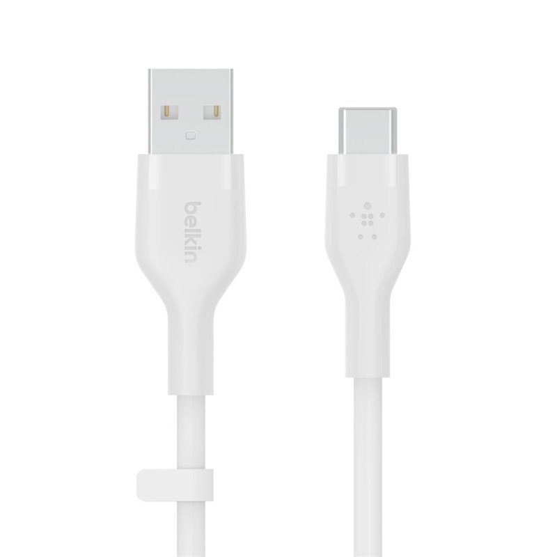Belkin Boostcharge Flex câble USB 2 m USB 2.0 USB C Blanc