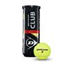 Balles de Tennis D TB CLUB AC 3 PET Dunlop 601334 3 Pièces (Caoutchouc