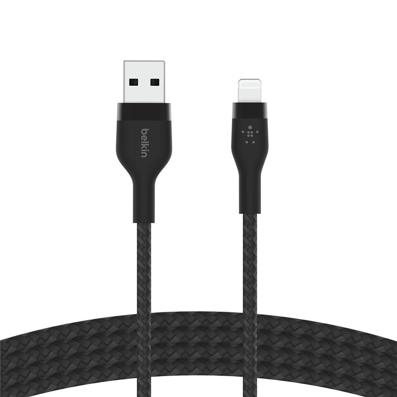 Belkin CAA010BT2MBK câble Lightning 2 m Noir