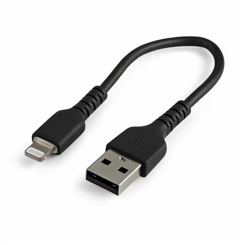 Câble USB vers Lightning Startech RUSBLTmm15cmB Noir 15 cm