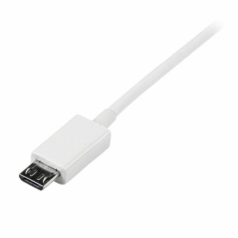 Image secondaire de Startech.com Câble Micro USB 1 m - A vers Micro B - Blanc