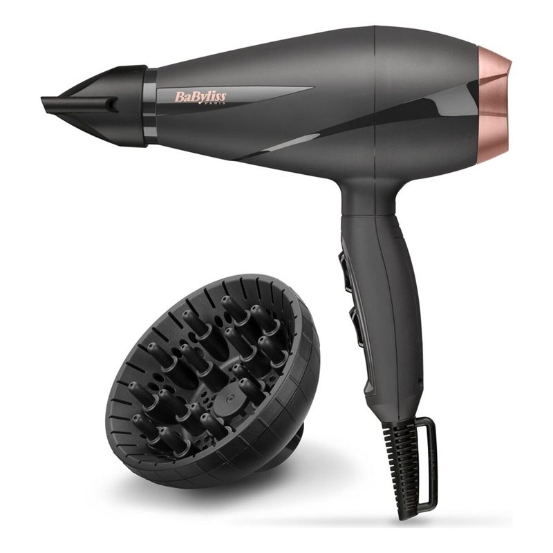 Sèche-Cheveux Babyliss Smooth Pro 2100 Noir Rose Monochrome 2100 W