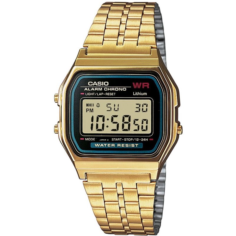 Montre Unisexe Casio A159WGEA-1EF Doré (Ø 34 mm)