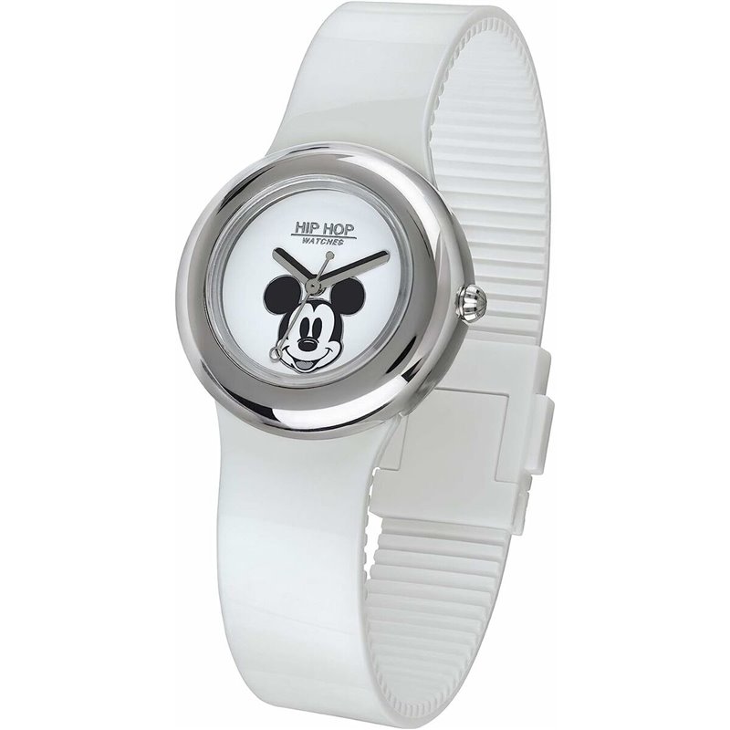 Montre Unisexe Hip Hop MICKEY METAL WHITE (Ø 32 mm)