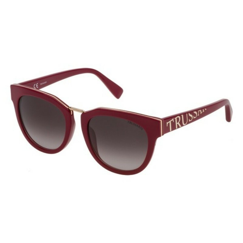 Lunettes de soleil Femme Trussardi STR180520U17 Rouge Ø 52 mm