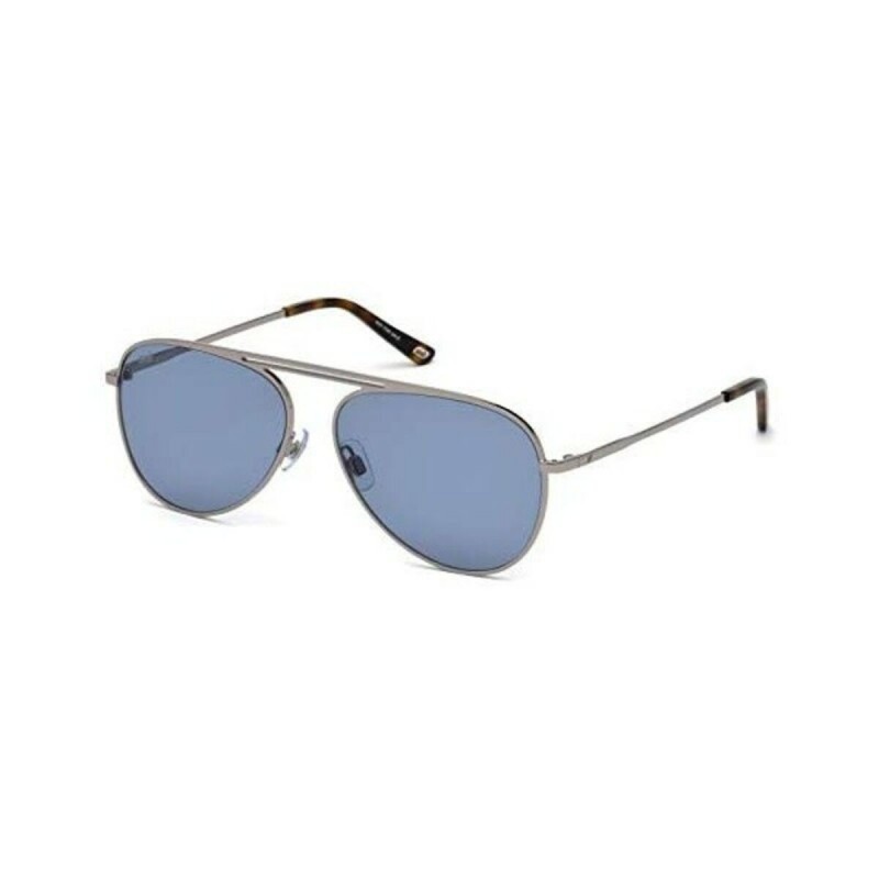 Lunettes de soleil Unisexe WEB EYEWEAR WE0206-08V Bleu Argenté (ø 58 m)