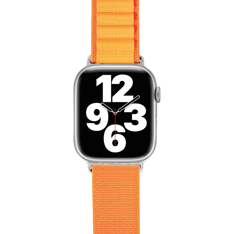 Image secondaire de Bracelet Boucle alpine pour Apple Watch 42-44-45-49mm Orange Bigben