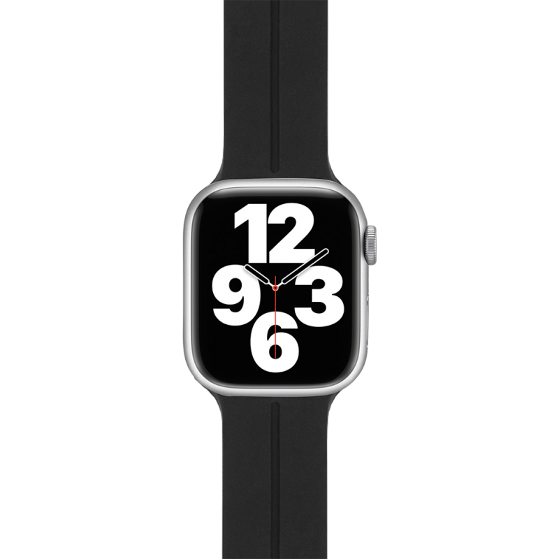 Image secondaire de Bracelet Silicone pour Apple Watch 38-40-41mm Noir Bigben