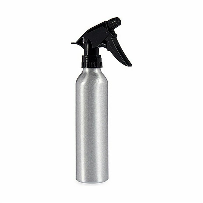 Image secondaire de Bouteille Pulvérisatrice Noir Argenté Aluminium 300 ml (24 Unités)