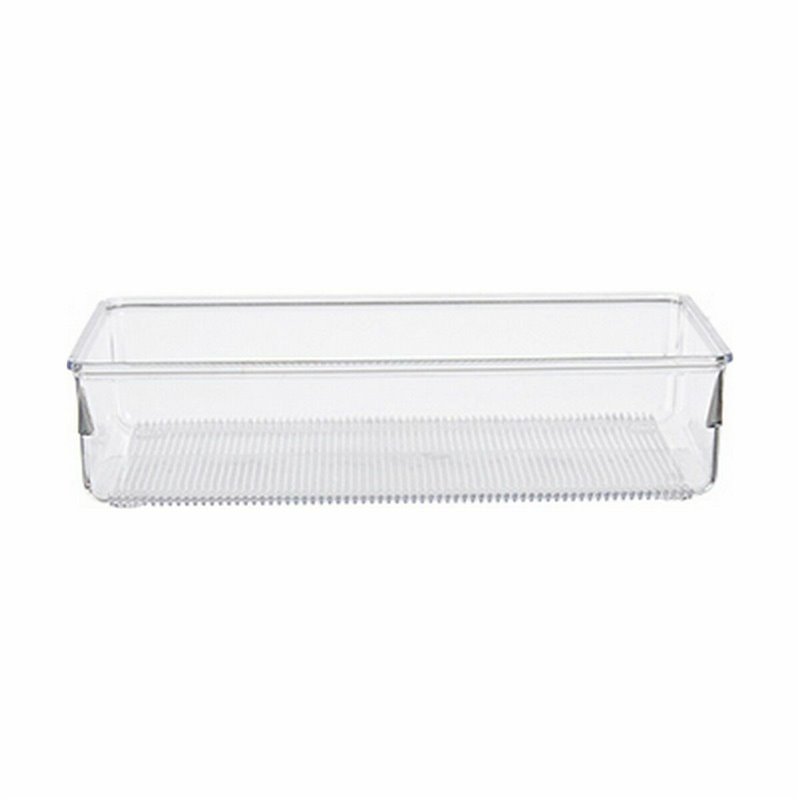 Organiseur de Tiroirs Polyvalents Transparent Plastique 24 x 5,5 x 15,8 cm (36 Unités)