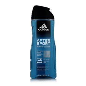 Gel de douche Adidas After Sport 3-en-1 400 ml