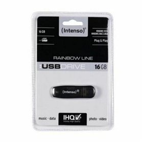 Clé USB INTENSO Rainbow Line 16 GB Noir 16 GB Clé USB