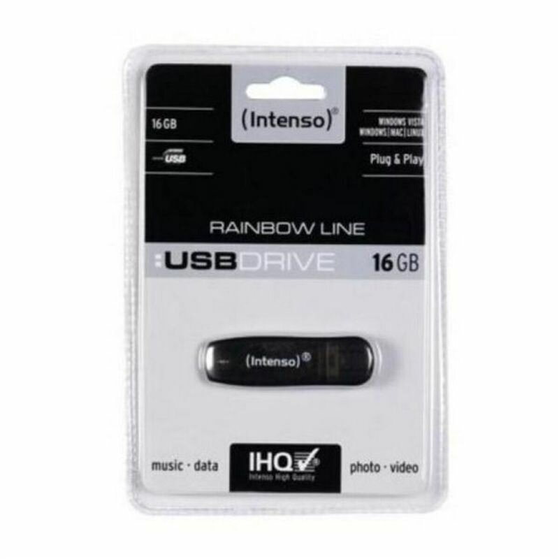 Clé USB Intenso Rainbow Line 16 GB Noir 16 GB Clé USB