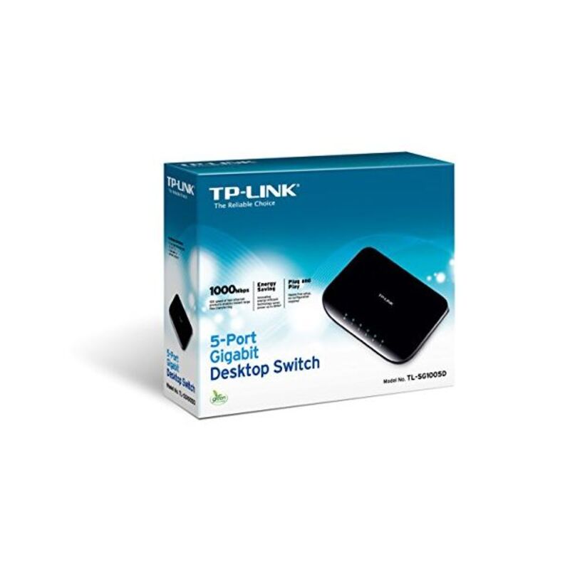 Image secondaire de Tp-Link TL-SG1005D Non-géré Gigabit Ethernet (10/100/1000) Noir