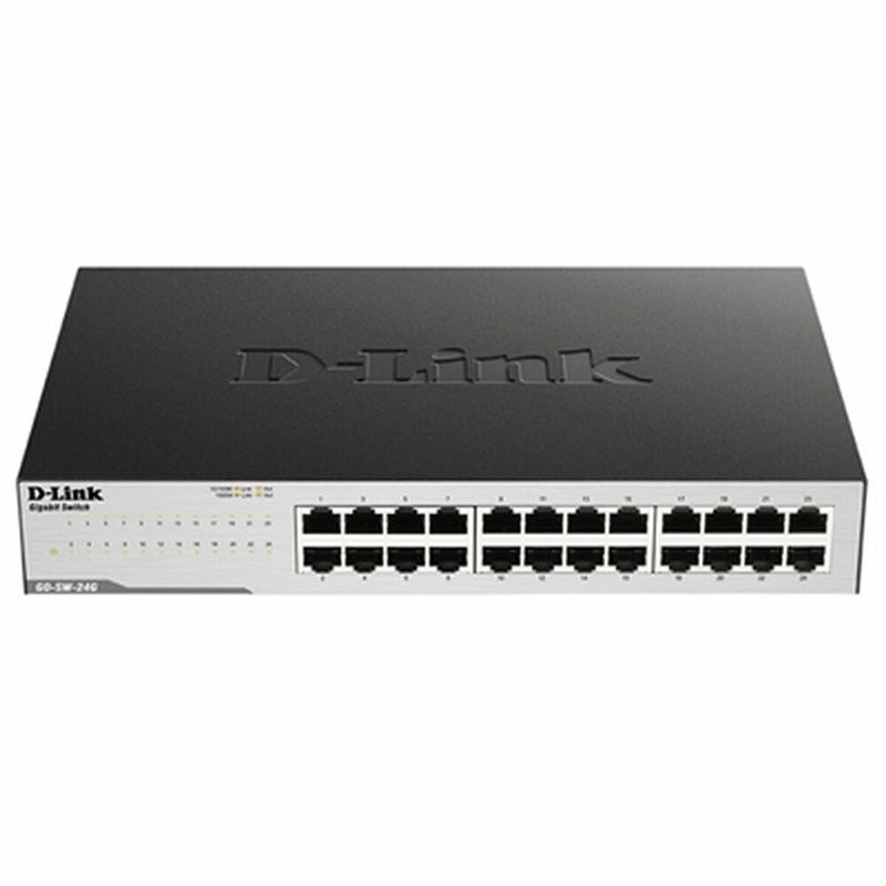 D-Link GO-SW-24G Non-géré L2 Gigabit Ethernet (10/100/1000) 1U Noir