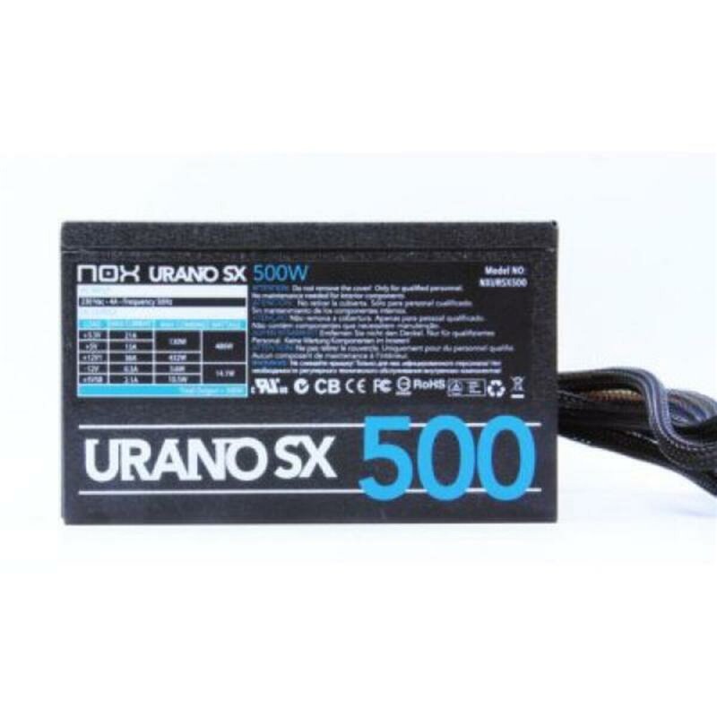 Image secondaire de Bloc dAlimentation Nox Urano SX 500 ATX 500W 500 W