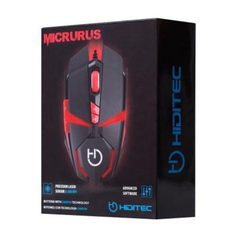 Hiditec MICRURUS souris Droitier USB Type-A Laser 8100 DPI