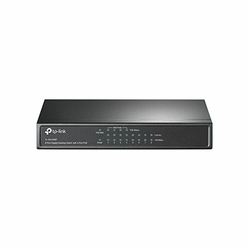 Tp-Link TL-SG1008P Géré Gigabit Ethernet (10/100/1000) Connexion Ethernet, supportant l'alimentation via ce port (PoE) Gris