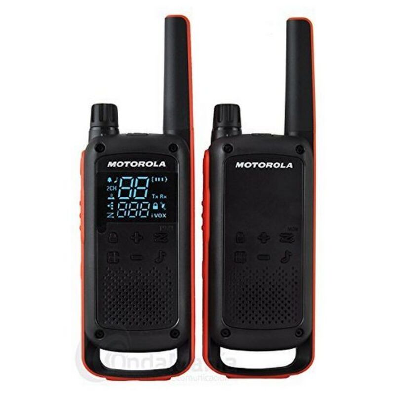 Motorola Talkabout T82 radio bidirectionnelle 16 canaux 446 - 446.2 MHz Noir, Orange