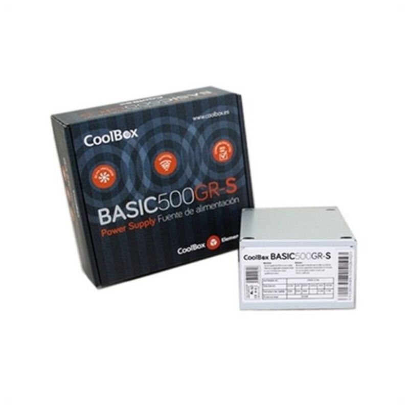 Coolbox BASIC500GR-S unité d'alimentation d'énergie 500 W 20+4 pin ATX SFX Blanc